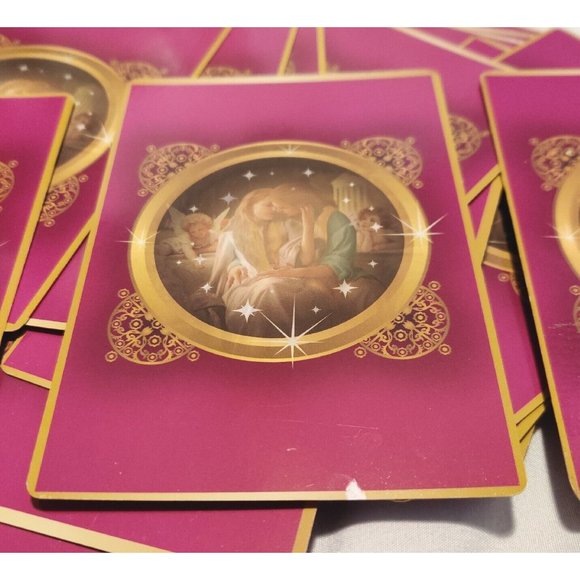 Vtg Romance Angels Oracle Cards Deck & Guidebook by Doreen Virtue OOP Original - Picture 10 of 16
